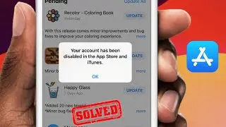 Your Account has been disabled in the app store and itunes || iOS 17 || 2023 ||