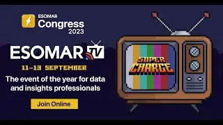 📢 #ESOMAR launched ESOMAR TV: The Congress Livestream! 🌍