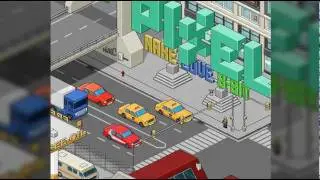 Pixel Art City Animation