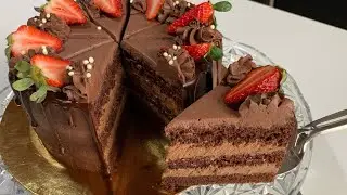 สูตรเค้กวันเกิด เค้กมูสช็อกโกแลต อร่อยไม่หวาน ไม่เลี่ยน