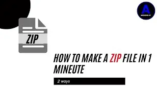 How to make a zip file |how to create zip file in 1 minute