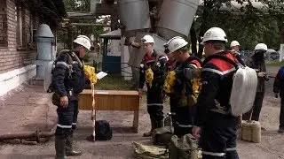 На МГОКе прошла тактическая тренировка по ликвидации условного возгорания