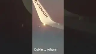 Flying to Greece - Christmas 2023 #greece  #shorts #dublin #planes