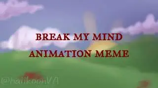 ((DISTURBING IMAGERY WARNING))break my mind ||((loop)) halloween special animation meme ||