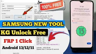 Samsung New Frp Unlock Tool 2023 | Android 13 | Free Tool | Samsung New Frp Tool