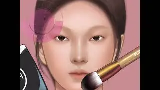 [ANIMATION] MAKEUP ANIMATION || KOREAN BEAUTIFUL GIRL TRANSFORMATION