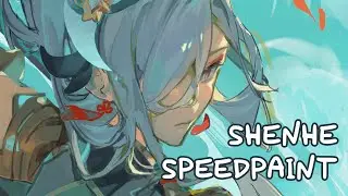 genshin impact - shenhe speedpaint (photoshop)