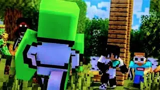 @Dream vs 5 hunters (minecraft animation)