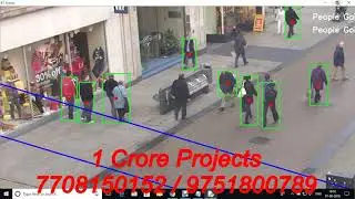 Pedestrian Flow Counter Using OpenCV Python -  1Crore Projects