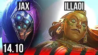JAX vs ILLAOI (TOP) | 6k comeback, 7 solo kills, 42k DMG, Godlike | BR Diamond | 14.10