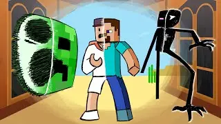 If DOORS Became MINECRAFT (Cartoon Animation)