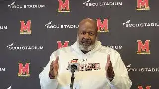 Mike Locksley - Maryland Terps football - Spring Media Day 2023