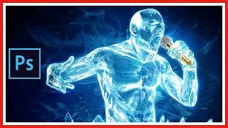 FROST EFFECT in PHOTOSHOP | ICE MAN | How to create a frozen ice effect in Photochop