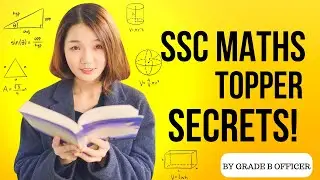 How toppers study MATHS! for SSC CGL/CHSL/CPO/MTS.