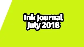 Ink Journal July Unboxing (2018)
