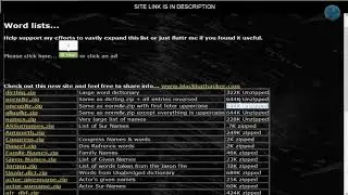 Where to #Download #WordLists for #Hacking, #Cracking and #PenetrationTesting