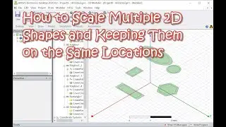 How to Scale Multiple 2D Shapes and Keeping Them on the Same Locations