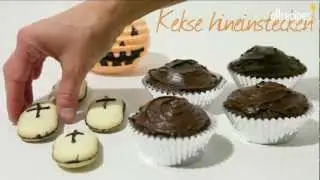 Gruselige Halloween Muffins (Halloween Party Rezept)
