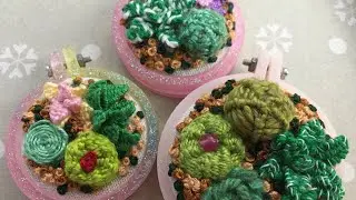 como bordar cactus, bordado moderno, mini bastidor, bordado miniatura