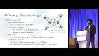 Running MPLS efficiently in ring networks