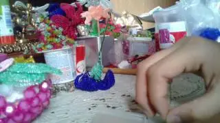 Бисерден гүл жасау #2