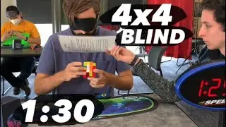 1:30.05 Official 4x4 Blindfolded Solve (PR2)