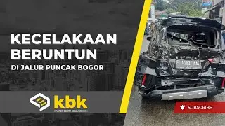 Kecelakaan Beruntun di Jalur Puncak Bogor