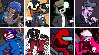 FNF JumpmanVS MX DEMO But Different Characters Sing It🎵 Everyone Mario ExeNe