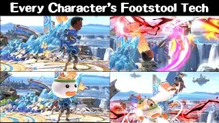 How to Use Every Character's Grounded Footstool and Footstool Out of Shield in Smash Ultimate!