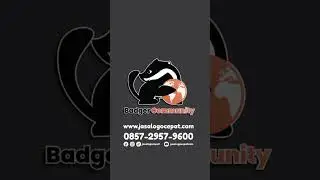 Logo Komunitas Badger Community - Jasalogocepat #jasalogo