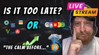 LIVE! Can we STILL Make BIG GAINS This BULL RUN? 3X, 5X, 10X's?