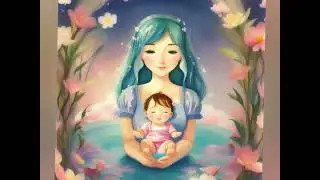 little girl bathing