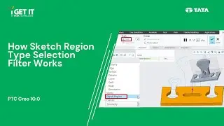 How Sketch Region Type Selection Filter Works | CREO Parametric 10.0