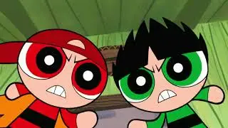 Bubbles transforms into Boomer of the Rowdyruff Boys | The Powerpuff Girls