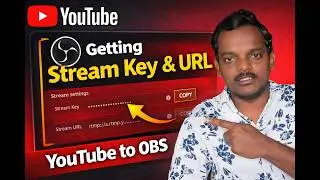 How to Get Stream Key & URL in YouTube | OBS Setup Telugu 🔥