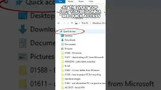 My favorite Windows tips & tricks - Quick Access 