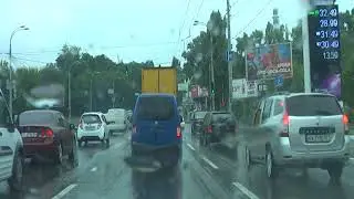 Урок вождения в дождь 25