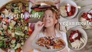 vegan meals on a budget | what I ate in a few days 🍓