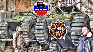 I'm picking up the all-terrain vehicle after tuning at Zhukov Garage :) They installed composite ...