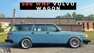 Wicked fast yet civilized 2JZ powered Volvo 240 Wagon