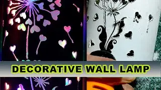 How to make Decorative Wall Lamp from PVC Pipe, DIY Home Décor, Best craft business idea 2024