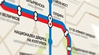 Sofia metro new visual signs by Spasi Sofia