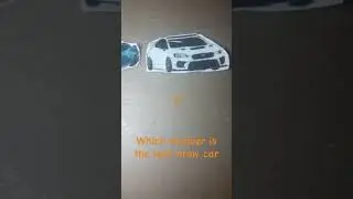 Pick the car number that is the best draw cars