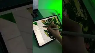 Architectural sketch in Procreate App 