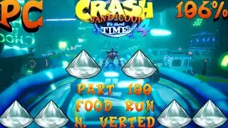 Crash Bandicoot 4 It's About Time: Part 100: Food Run N. Verted 106% (PC)