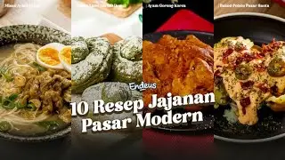 10 RESEP JAJANAN PASAR MODERN