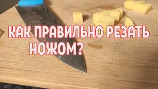 How to cut with a knife correctly?