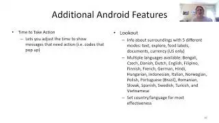 Lecture: Smartphone Accessibility in Low Vision