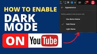 How To Turn On Dark Mode on YouTube 2022
