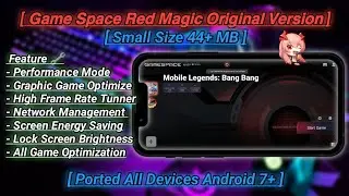 New Update..!!!🔧 Game Space Red Magic Original Version. Small Size For Gaming Experience 🚀 | No Root